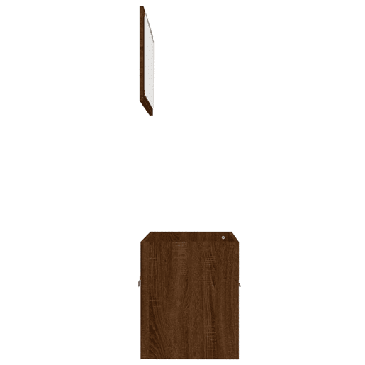 vidaXL 2 pcs conj. móveis WC derivados madeira cor carvalho castanho vidaXL 2 pcs conj. móveis WC derivados madeira cor carvalho castanho