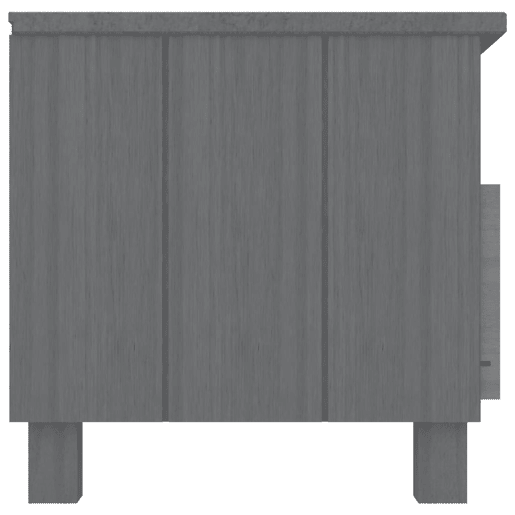 Móvel de TV - Modulo de TV - Armário de TV HAMAR 106x40x40 cm pinho maciço cinza-escuro