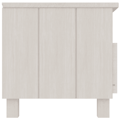 Móvel de TV - Modulo de TV - Armário de TV HAMAR 106x40x40 cm pinho maciço branco