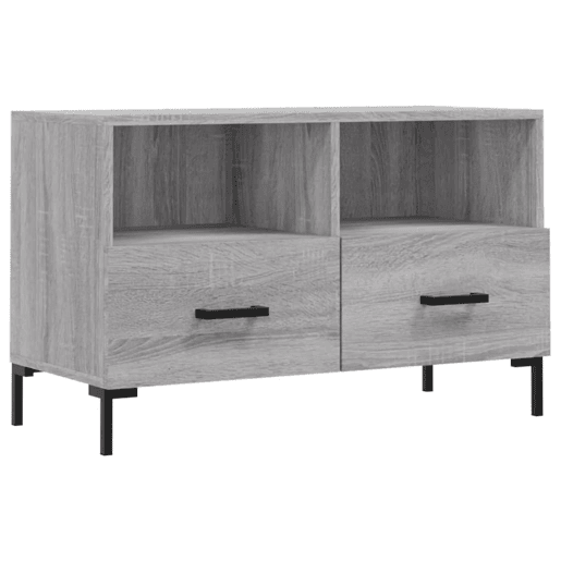 Móvel de TV - Modulo de TV - Armário de TV 80x36x50 cm derivados de madeira cinzento sonoma