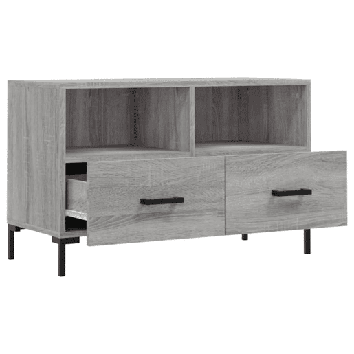 Móvel de TV - Modulo de TV - Armário de TV 80x36x50 cm derivados de madeira cinzento sonoma