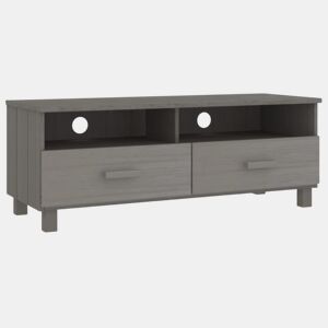 Móvel de TV - Modulo de TV - Armário de TV HAMAR 106x40x40 cm pinho maciço cinza-claro