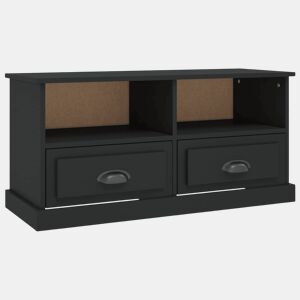 Móvel de TV - Modulo de TV - Armário de TV 93x35,5x45 cm derivados de madeira preto