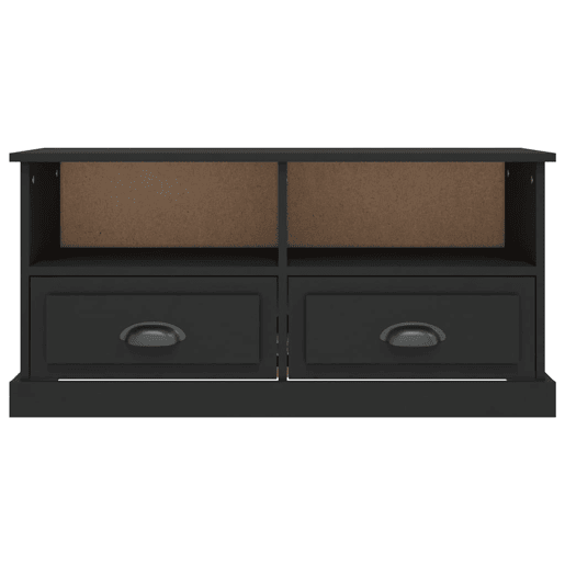 Móvel de TV - Modulo de TV - Armário de TV 93x35,5x45 cm derivados de madeira preto