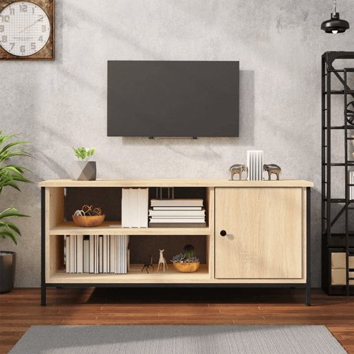 Móvel p TV, Armário de TV 100x40x45 cm derivados de madeira carvalho sonoma