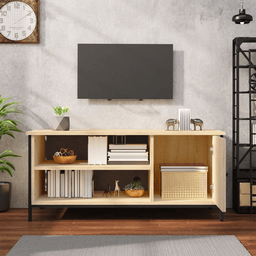 Móvel p TV, Armário de TV 100x40x45 cm derivados de madeira carvalho sonoma