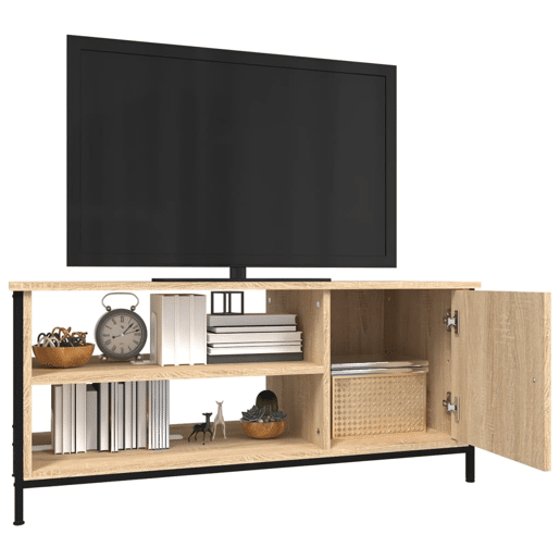 Móvel p TV, Armário de TV 100x40x45 cm derivados de madeira carvalho sonoma