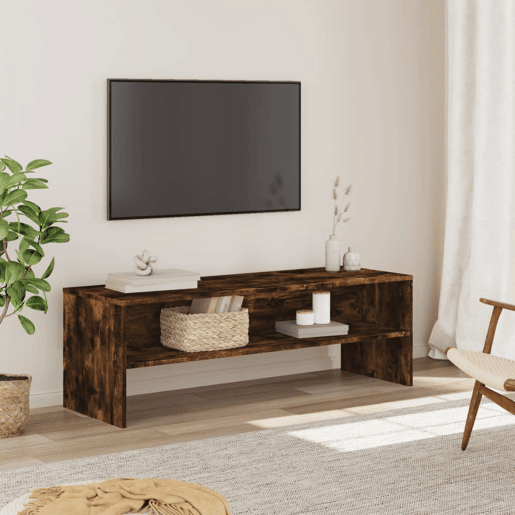 Móvel de TV - Modulo de TV - Armário de TV 120x40x40 cm derivados de madeira carvalho fumado