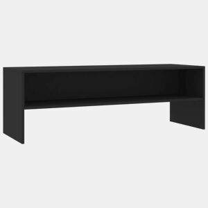 Móvel de TV - Modulo de TV - Armário de TV 120x40x40 cm contraplacado preto