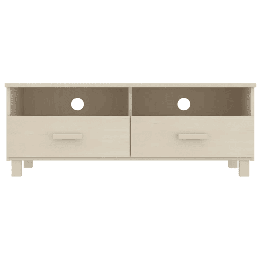 Móvel de TV - Modulo de TV - Armário de TV HAMAR 106x40x40 cm pinho maciço castanho-mel