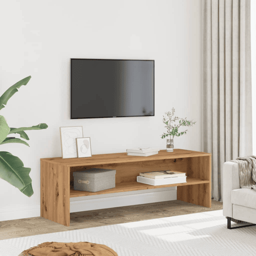 Móvel de TV - Modulo de TV - Armário de TV 120x40x40cm derivados de madeira carvalho artisiano
