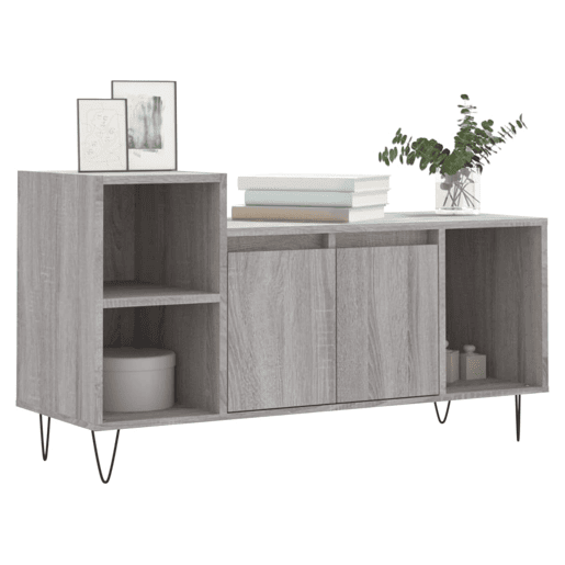 Móvel de TV - Modulo de TV - Armário de TV 100x35x55 cm derivados de madeira cinzento sonoma