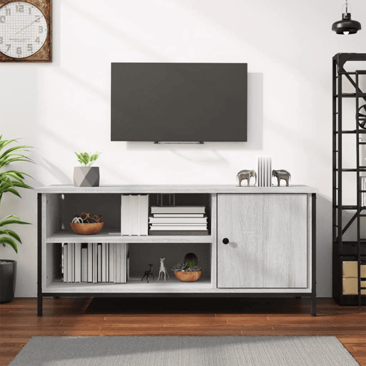 Móvel de TV - Modulo de TV - Armário de TV 100x40x45 cm derivados de madeira cinzento sonoma