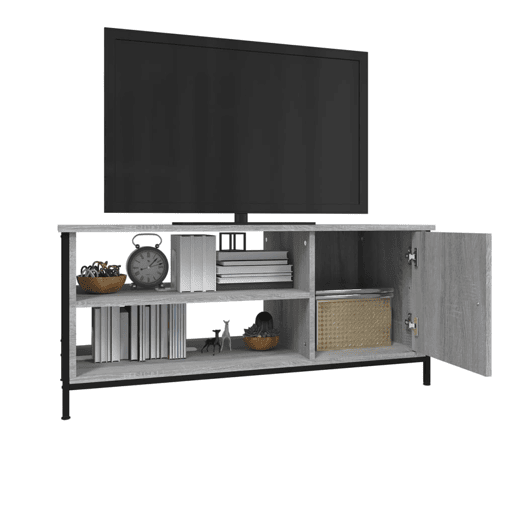 Móvel de TV - Modulo de TV - Armário de TV 100x40x45 cm derivados de madeira cinzento sonoma