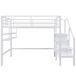 Cama alta para niños 145x255 Cama alta para niños 145x255 Blanco