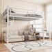 Cama alta para niños 145x255 Cama alta para niños 145x255 Blanco