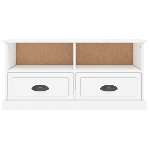 Móvel de TV - Modulo de TV - Armário de TV 93x35,5x45 cm derivados de madeira branco brilhante