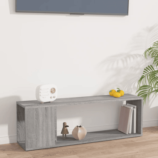Móvel de TV - Modulo de TV - Armário de TV 100x24x32 cm derivados de madeira cinzento sonoma