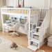 Cama alta para niño Cama alta para niño Blanco