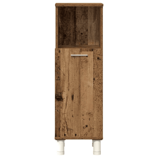 vidaXL 4 pcs conj. móveis casa banho derivados madeira madeira velha