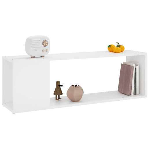 Móvel de TV - Modulo de TV - Armário de TV 100x24x32 cm derivados de madeira branco