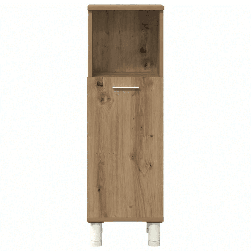 vidaXL 4 pcs móveis de casa de banho deriv. madeira carvalho artisiano