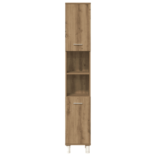 vidaXL 4 pcs móveis de casa de banho deriv. madeira carvalho artisiano