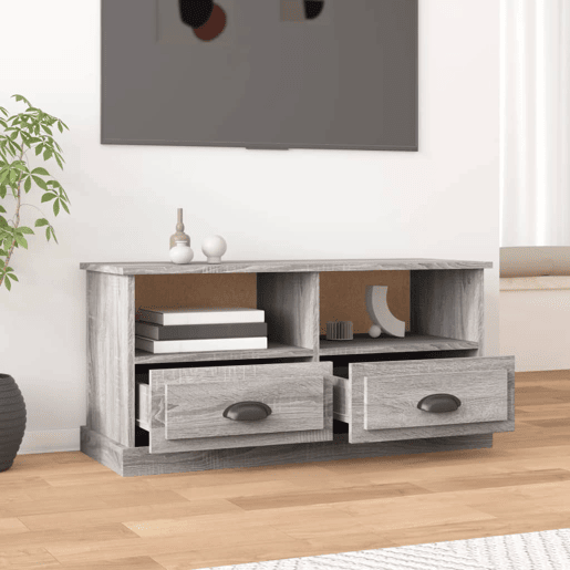 Móvel de TV - Modulo de TV - Armário de TV 93x35,5x45 cm derivados de madeira cinzento sonoma