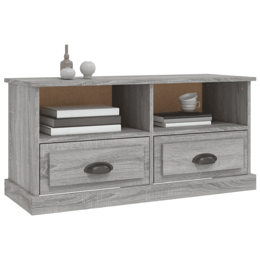 Móvel de TV - Modulo de TV - Armário de TV 93x35,5x45 cm derivados de madeira cinzento sonoma