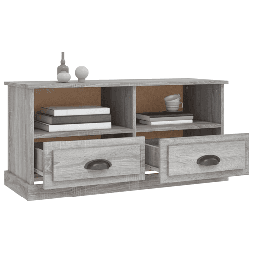 Móvel de TV - Modulo de TV - Armário de TV 93x35,5x45 cm derivados de madeira cinzento sonoma