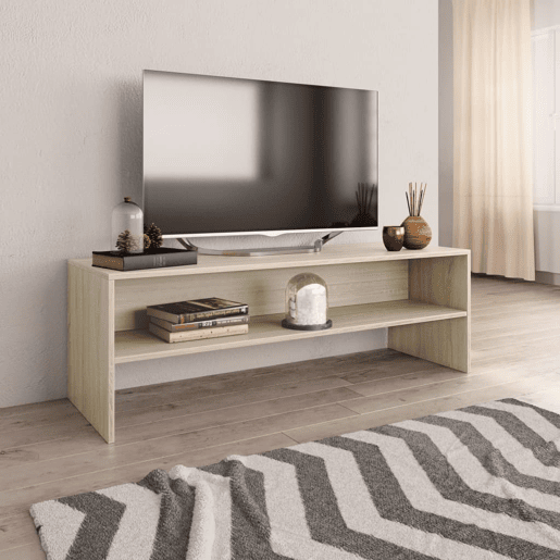 Móvel de TV - Modulo de TV - Armário de TV 120x40x40 cm derivados de madeira carvalho sonoma