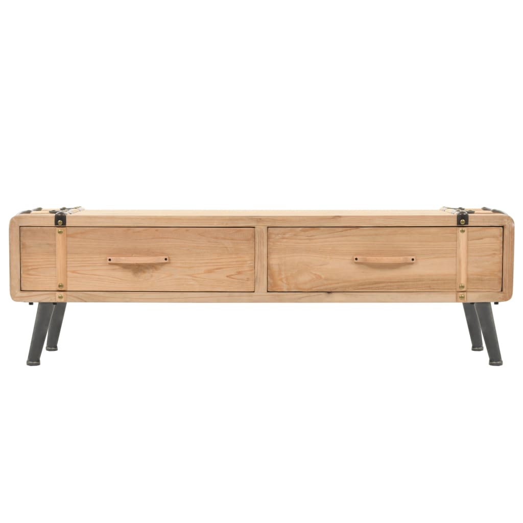 mueble para tv - mueble tv - mesa de tv madera maciza de abeto 120x33x35 cm
