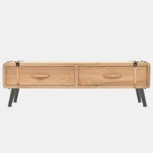 Móvel de TV - Modulo de TV - Armário de TV madeira de abeto maciça 120x33x35 cm