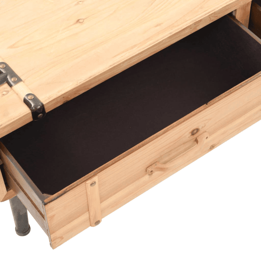 Móvel de TV - Modulo de TV - Armário de TV madeira de abeto maciça 120x33x35 cm