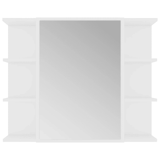 vidaXL 4 pcs conjunto de móveis de casa de banho contraplacado branco