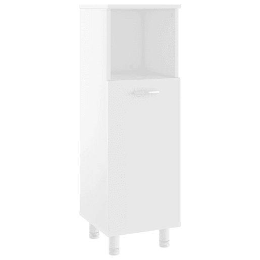 vidaXL 4 pcs conjunto de móveis de casa de banho contraplacado branco