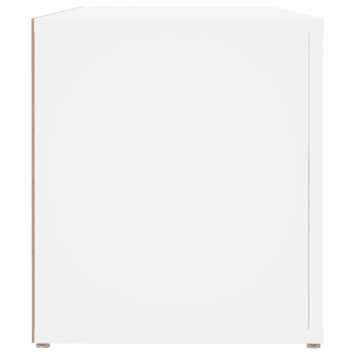 Móvel p TV, Armário de TV 100x31,5x35 cm derivados de madeira branco