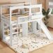 Cama alta para niño Cama alta para niño Blanco
