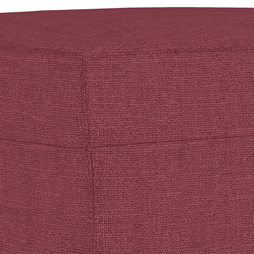 vidaXL Poltrona com apoio de pés 60 cm tecido vermelho tinto vidaXL Poltrona com apoio de pés 60 cm tecido vermelho tinto