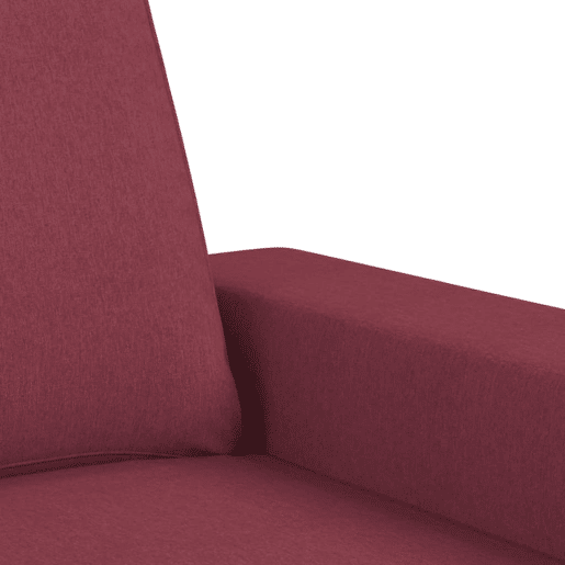 vidaXL Poltrona com apoio de pés 60 cm tecido vermelho tinto vidaXL Poltrona com apoio de pés 60 cm tecido vermelho tinto