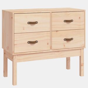 vidaXL Mesa consola 90x40x78 cm madeira de pinho maciça
