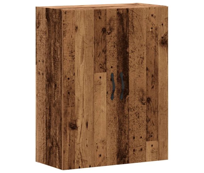Vidaxl armario de pared madera de ingeniería envejecida 69,5x34x90 cm