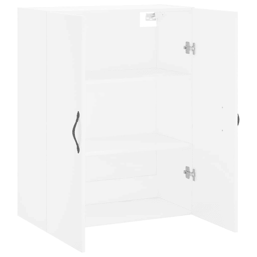 vidaXL Armário de parede 69,5x34x90 cm derivados de madeira branco