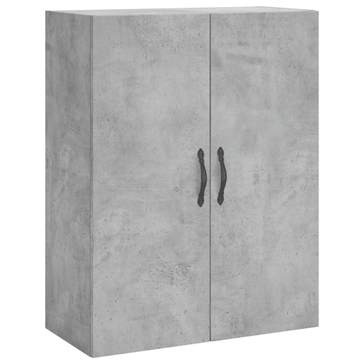 vidaXL Armário de parede 69,5x34x90 cm deriv. madeira cinzento cimento vidaXL Armário de parede 69,5x34x90 cm deriv. madeira cinzento cimento
