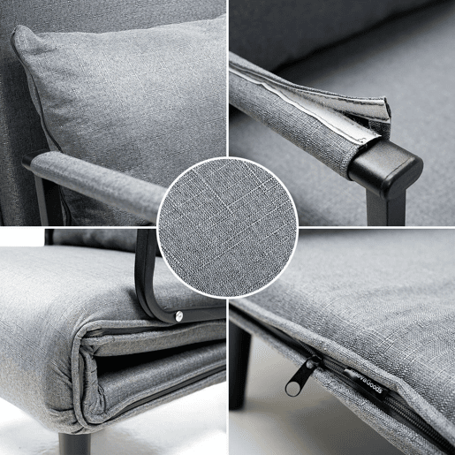 Sofá-cama Individual Convertível 4 em 1 Softfa InnovaGoods Sofá-cama Individual Convertível 4 em 1 Softfa InnovaGoods