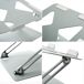 Soporte para Portátil Plegable y Regulable Soporte para Portátil Plegable y Regulable Plateado
