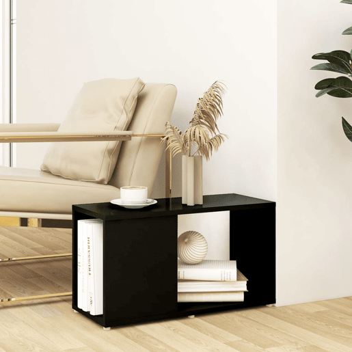 Móvel de TV - Modulo de TV - Armário de TV 60x24x32cm contraplacado preto