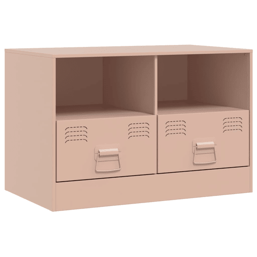 Móvel de TV - Modulo de TV - Armário de TV 67x39x44 cm aço rosa