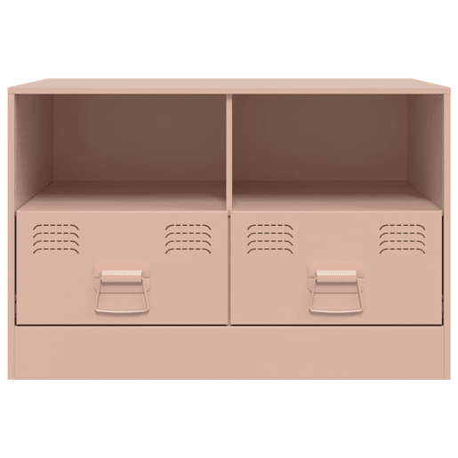 Móvel de TV - Modulo de TV - Armário de TV 67x39x44 cm aço rosa