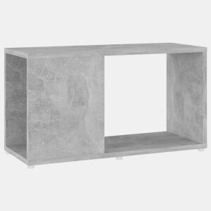 Móvel de TV - Modulo de TV - Armário de TV 60x24x32cm derivados de madeira cinzento cimento